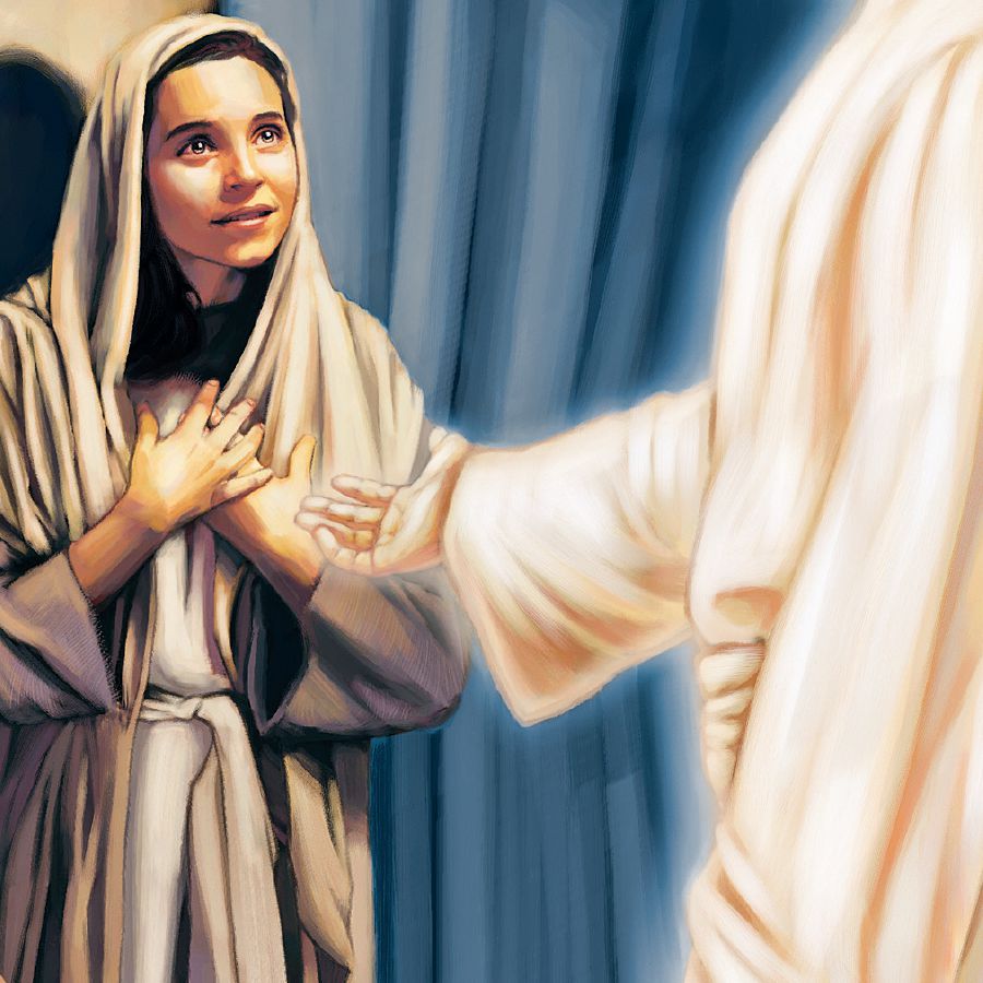 Malaikat Jabrail ngadatangan Mariam