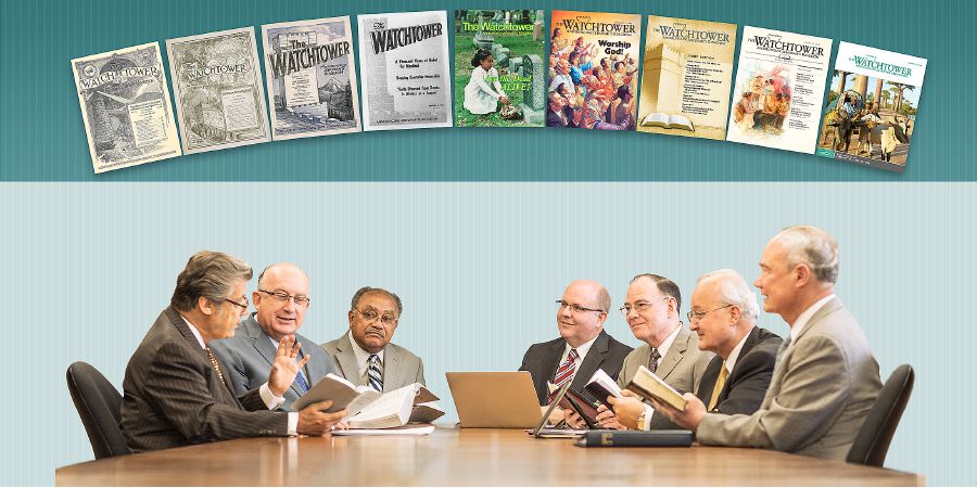 Majalah Watchtower ti taun 1800-an nepi ka ayeuna; Badan Pingpinan kiwari