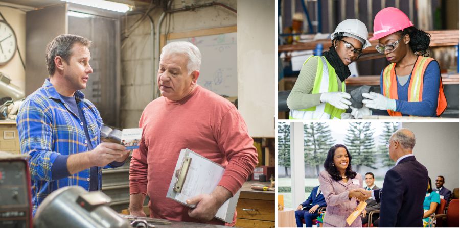 Saurang sadérék ngomong ka dununganna; dua sadérék istri digawé di proyék pangwangunan; saurang sadérék istri miluan Sakola kanggo Pawarta Injil Karajaan