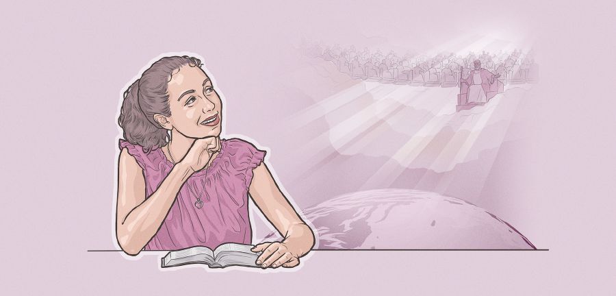 Saurang rumaja Kristen ngabayangkeun Karajaan Allah