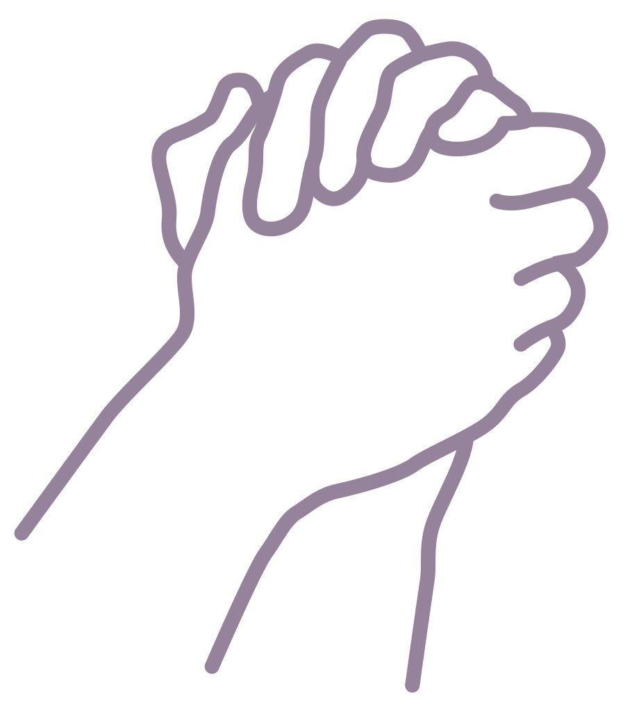 Saurang lalaki ngadoa ngeupeulkeun leungeun