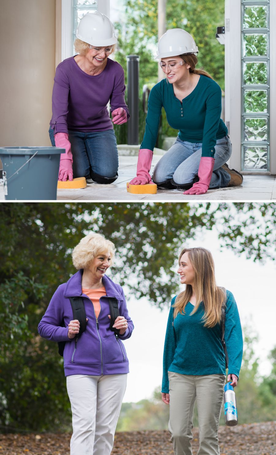 Dua sadérék istri gawé babarengan dina proyék organisasi tuluy jadi sobat