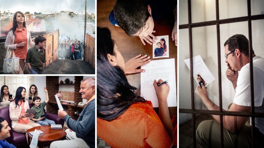 Saurang sadérék istri masamoan jeung budakna sanajan kaayaan pulitik di daérahna keur rusuh, sarta ngirim surat nu ngagedékeun haté ka salakina nu dipanjara