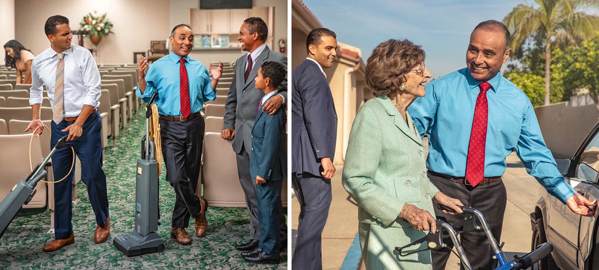 Waktu keur bebersih Balé Karajaan, saurang sadérék jéngkél waktu ningali sadérék séjén teu bebersih lantaran ngobrol jeung saurang sadérék tur putrana; tuluy, manéhna ningali sadérék éta keur mantuan sadérék istri nu geus kolot