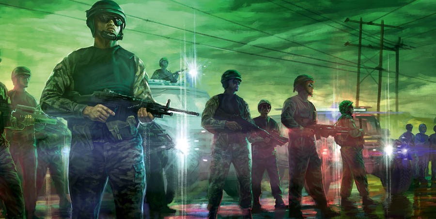 Pasukan prajurit siap perang waktu Gog di tanah Magog ngalaksanakeun seranganana