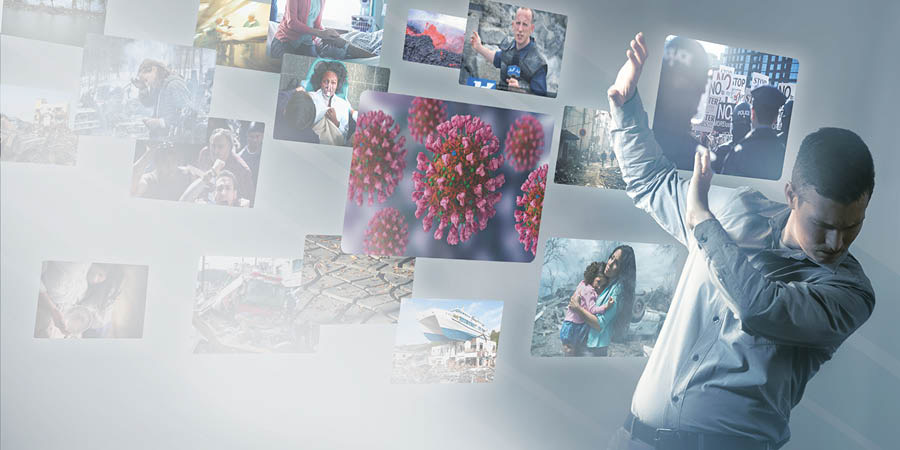 Saurang lalaki embung ningali berita-berita nu goréng. Manéhna geus capé ningali berita perang, panyakit, kamiskinan, karusuhan, jeung kaayaan nu nyusahkeun.