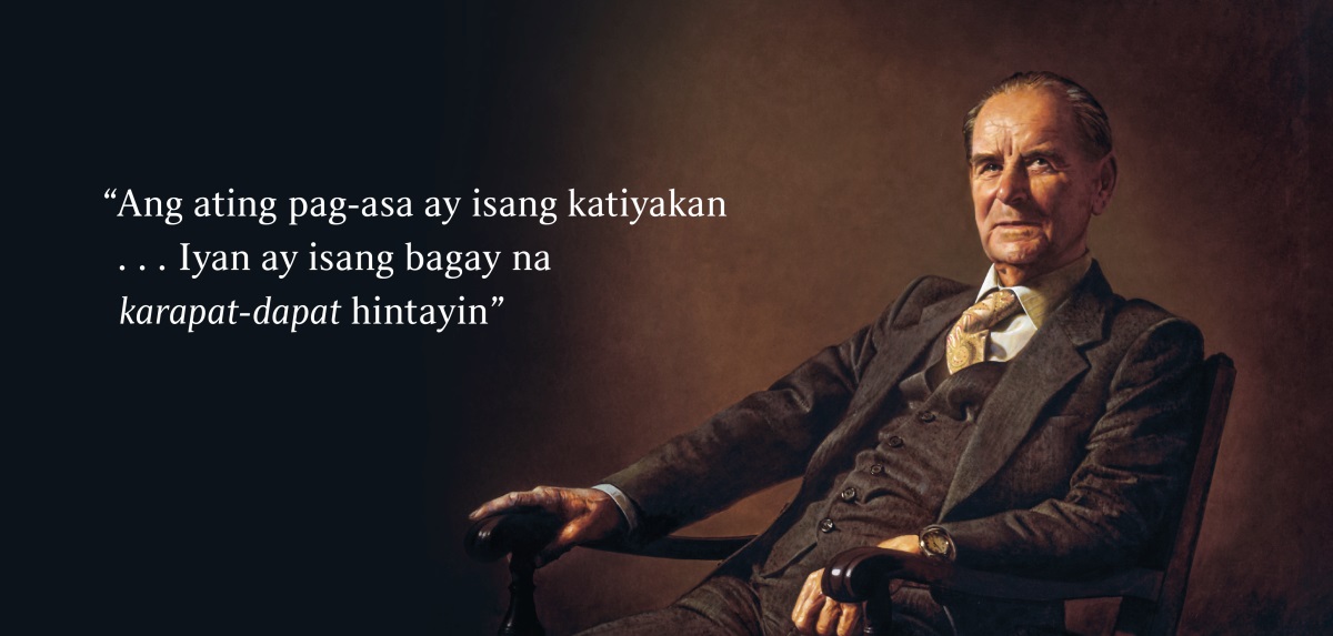 Si Brother Frederick Franz. Nakasulat ang sinabi niya na “Ang ating pag-asa ay isang katiyakan . . . Iyan ay isang bagay na karapat-dapat hintayin.”