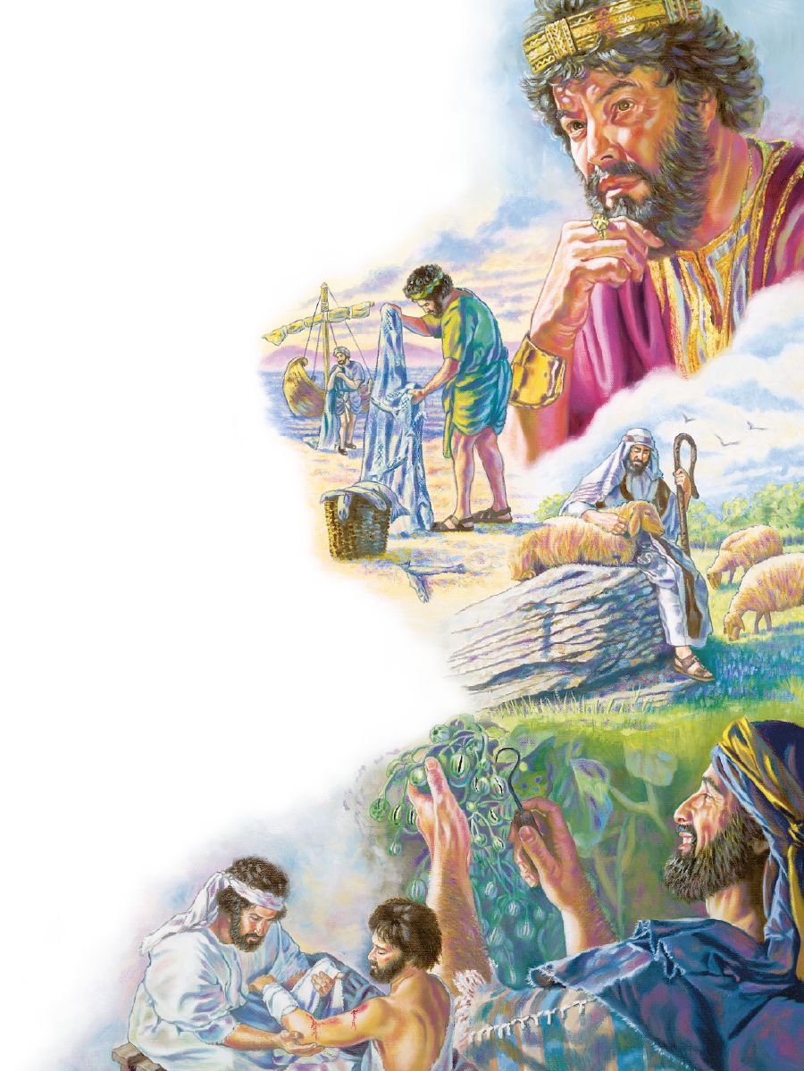 Süleyman, Petrus ile Yuhanna, Musa, Luka ve Amos