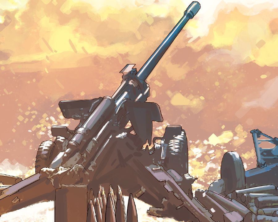 Top ile ateş ediliyor