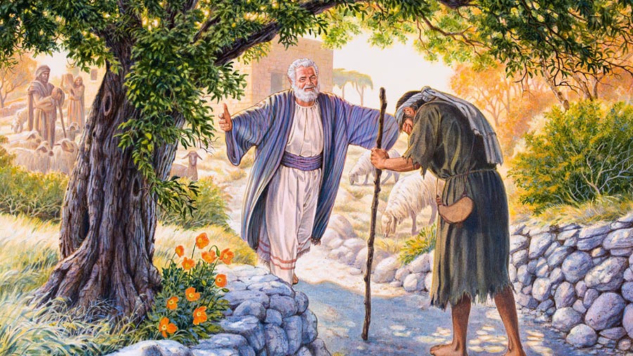 Ua tia e ua purou te tamaiti tei mo‘e o te faahoho‘araa a Iesu i to ’na mata i raro a horo mai ai to ’na metua tane e farii popou ia ’na.