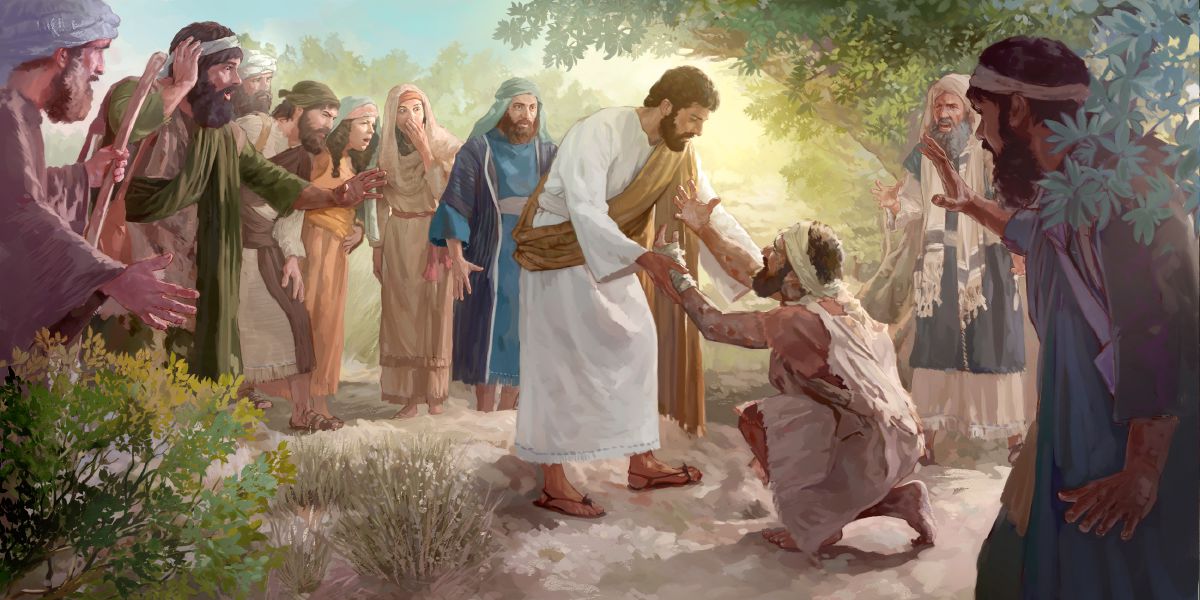 Ua tapea na mua Iesu i te tahi lepera hou a faaora ’i ia ’na