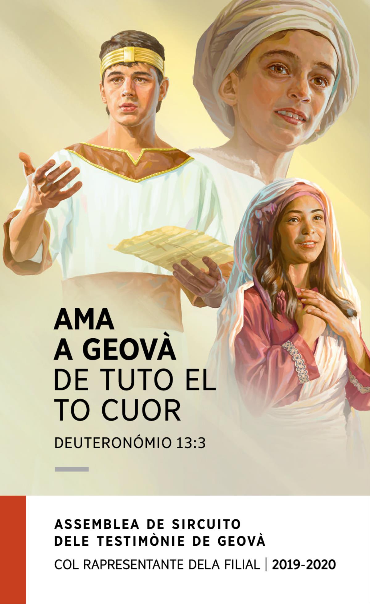 Programa par la Assemblea de Sircuito de 2019-2020 — Col rapresentante dela filial