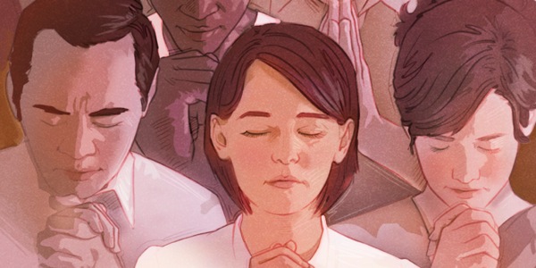 Persone de tuti i posti le prega che vegna el Regno de Dio