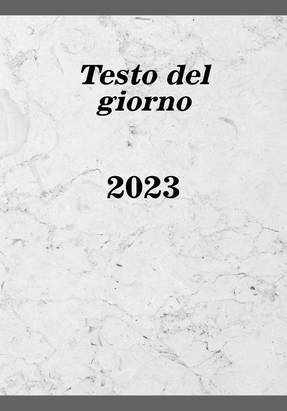 Testo del giorno — 2023