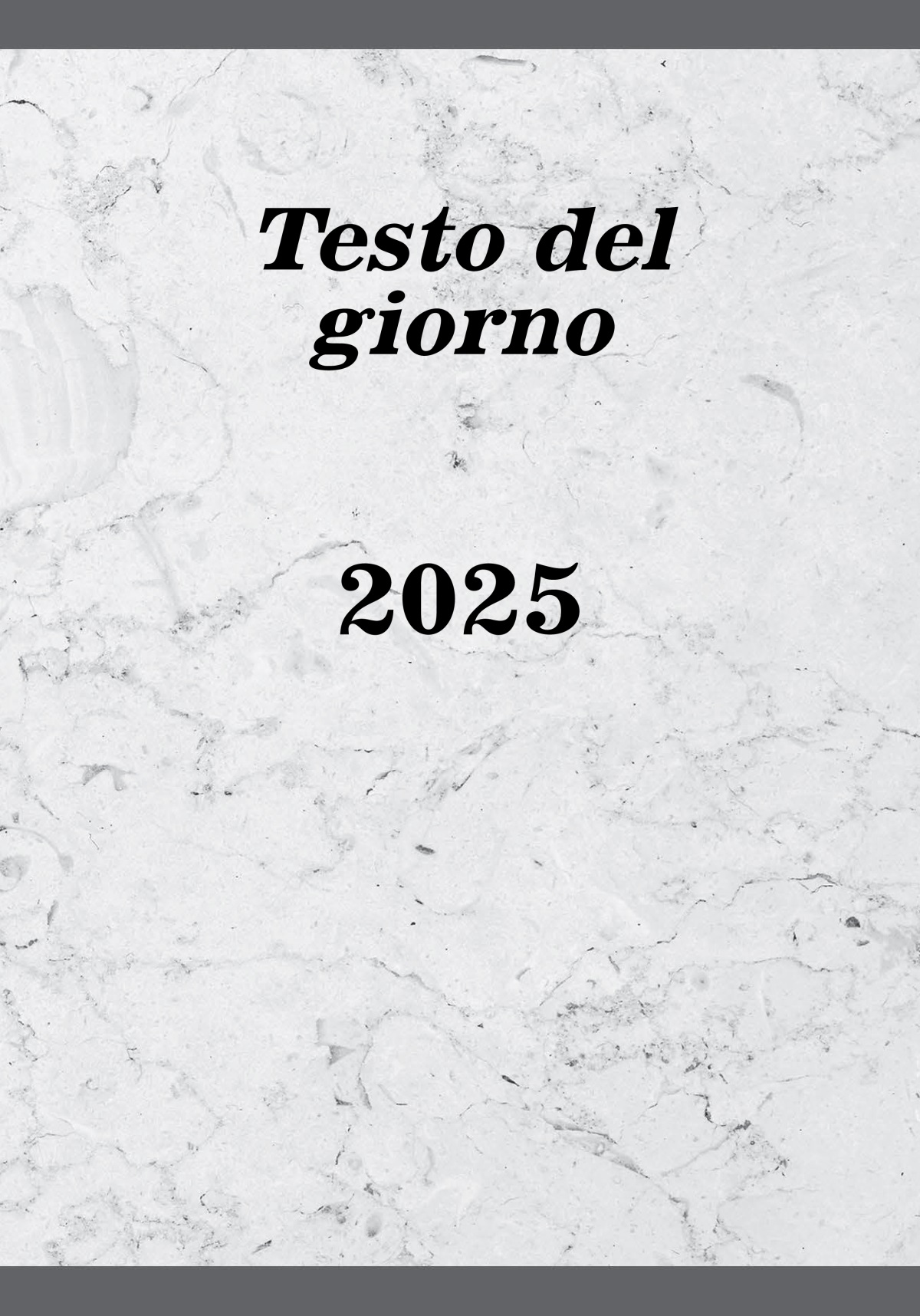 Testo del giorno — 2025