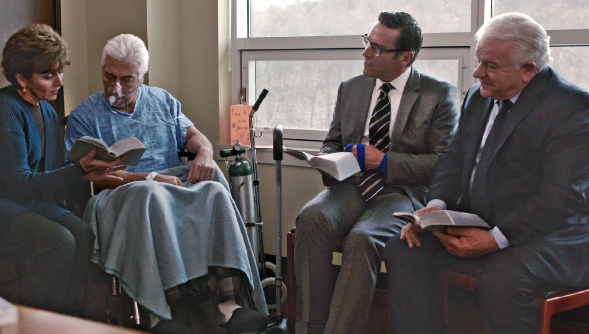 Mario e Carlo i ze drio far una vìsita de pastoreio par un casal