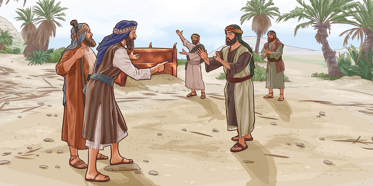 I israeliti che i vive dela banda leste del Giordon i ze drio risponder ale acusassion dei altri israeliti.