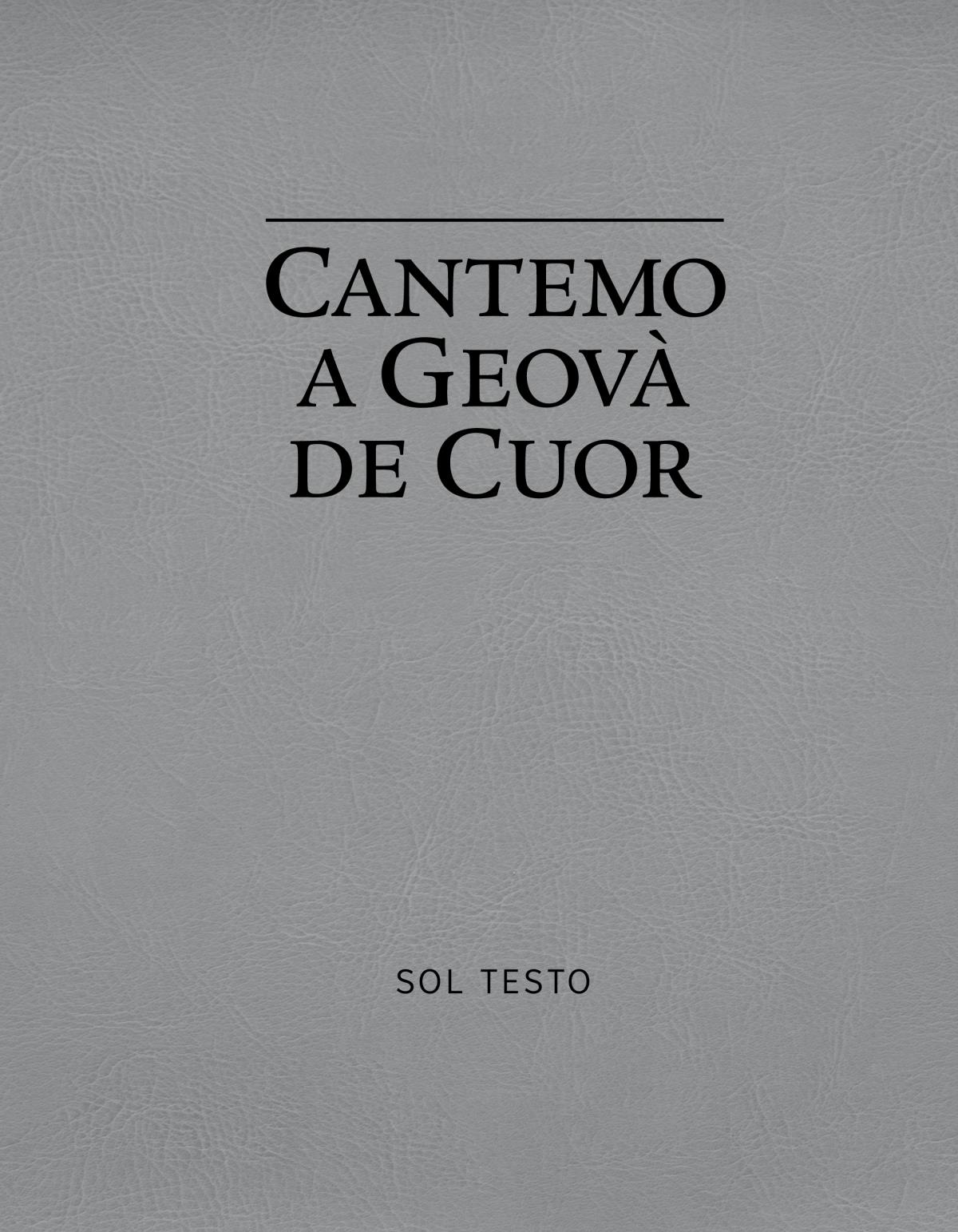 Cantemo a Geovà de Cuor