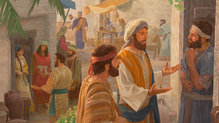 I primi seghidori de Cristo i fea un bel laoro de casa in casa e nel comèrsio.