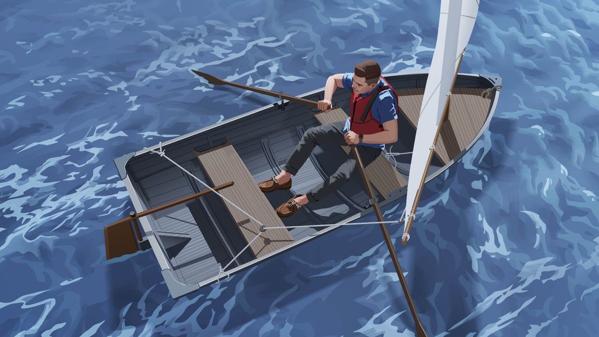 Quel medèsimo omo adesso l’è drio remar.