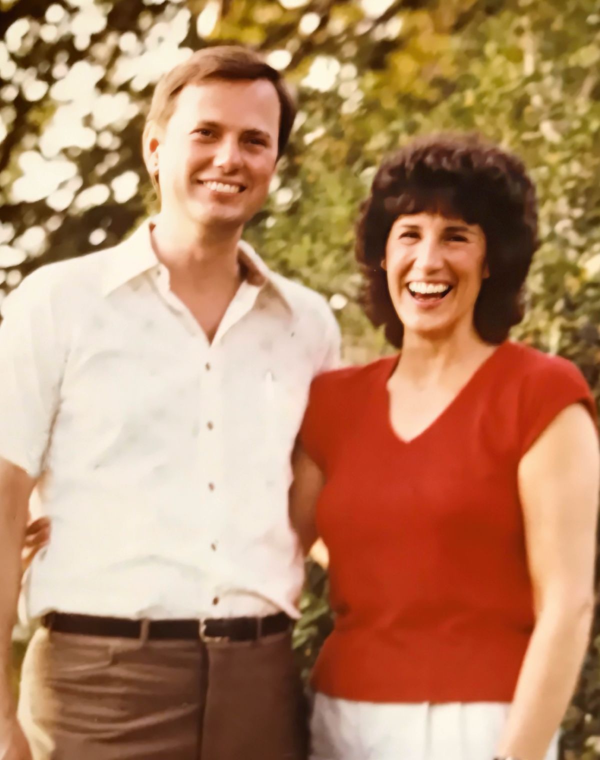 Reino e Lesli nel ano 1975.