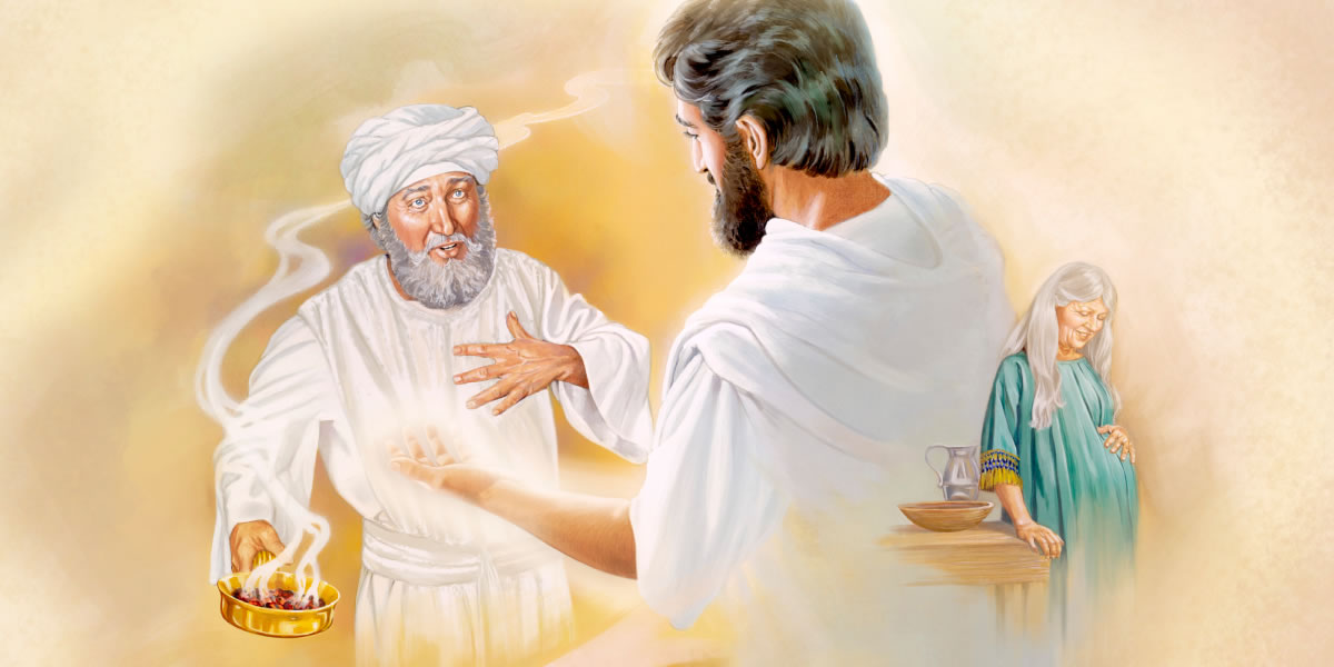 Gabriyeli omukhumelelaka Zakariya; Elizabeti onnirupala