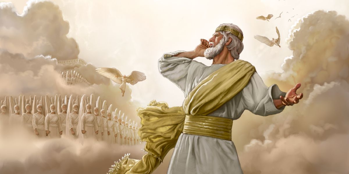 Yesu onnihoolela malaikha awe a wiirimu