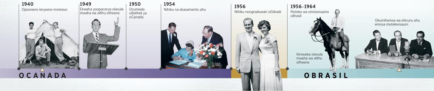 Okathi Douglas Guest aarumeela awe ntoko pioneero, olavulaka mwaha awe woopacerya, orumeelaka oBetheli, othelaka, ograduariki oGileadi, orumeelaka oBrasil, ni okhumelaka mutelevisau