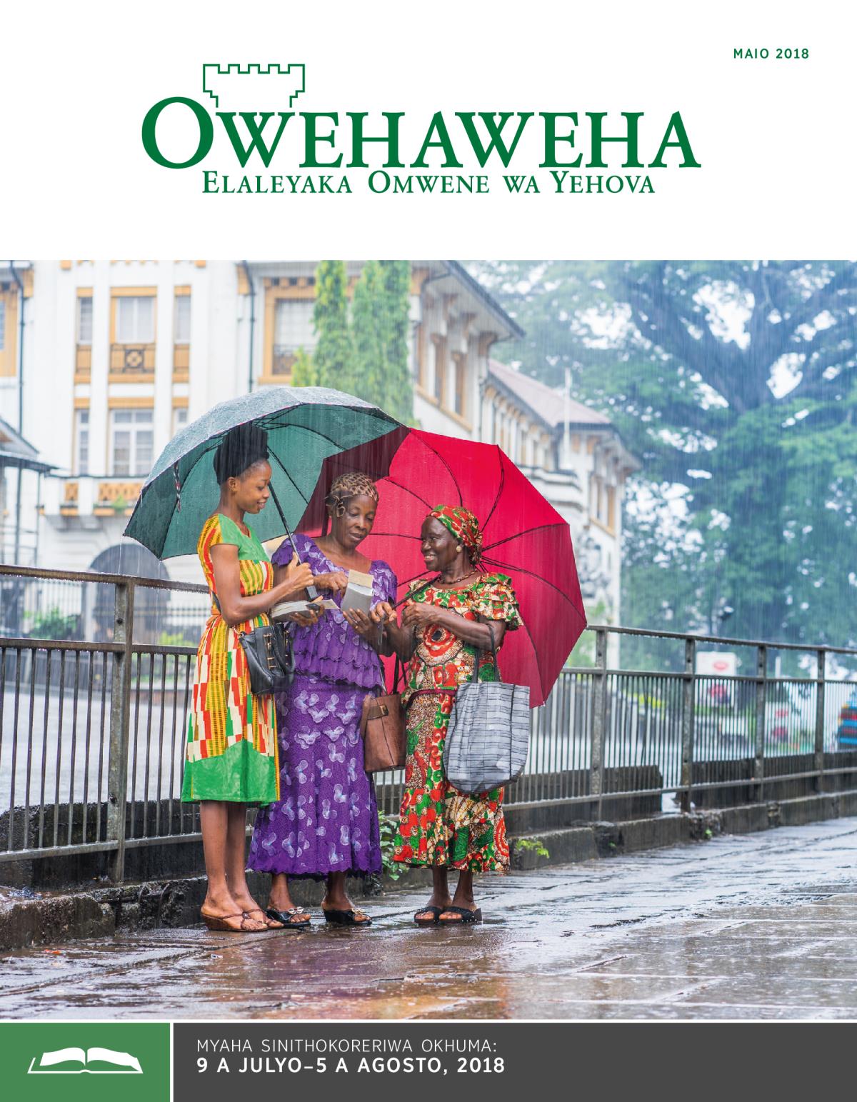 Owehaweha Onisommwa, Maio 2018