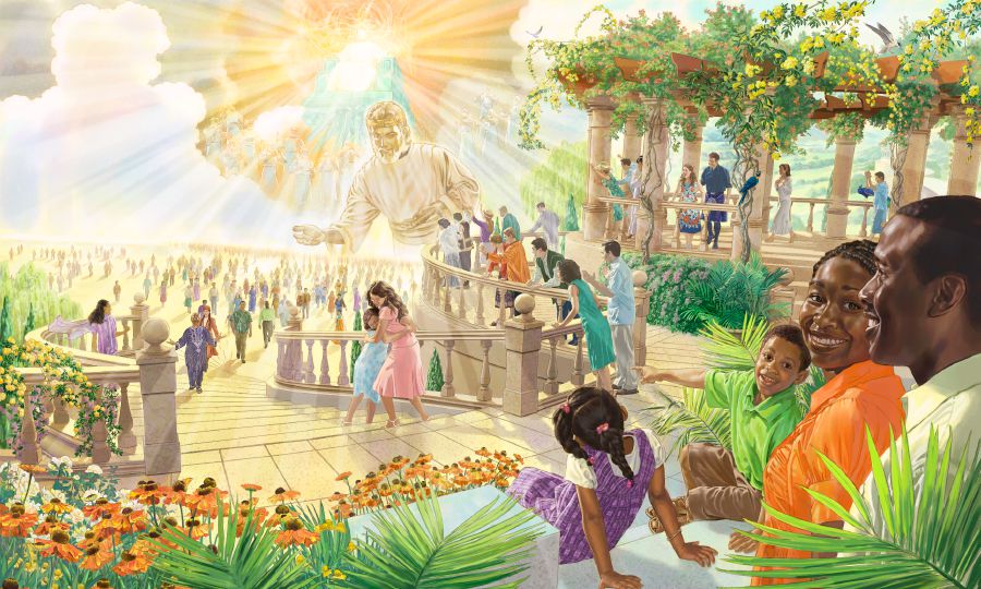 Orang di Firdaus menyambut kembali mereka yang dibangkitkan