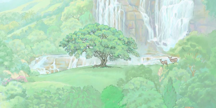 Pokok di taman. Yehuwa melarang Adam dan Hawa untuk makan buah daripada pokok itu